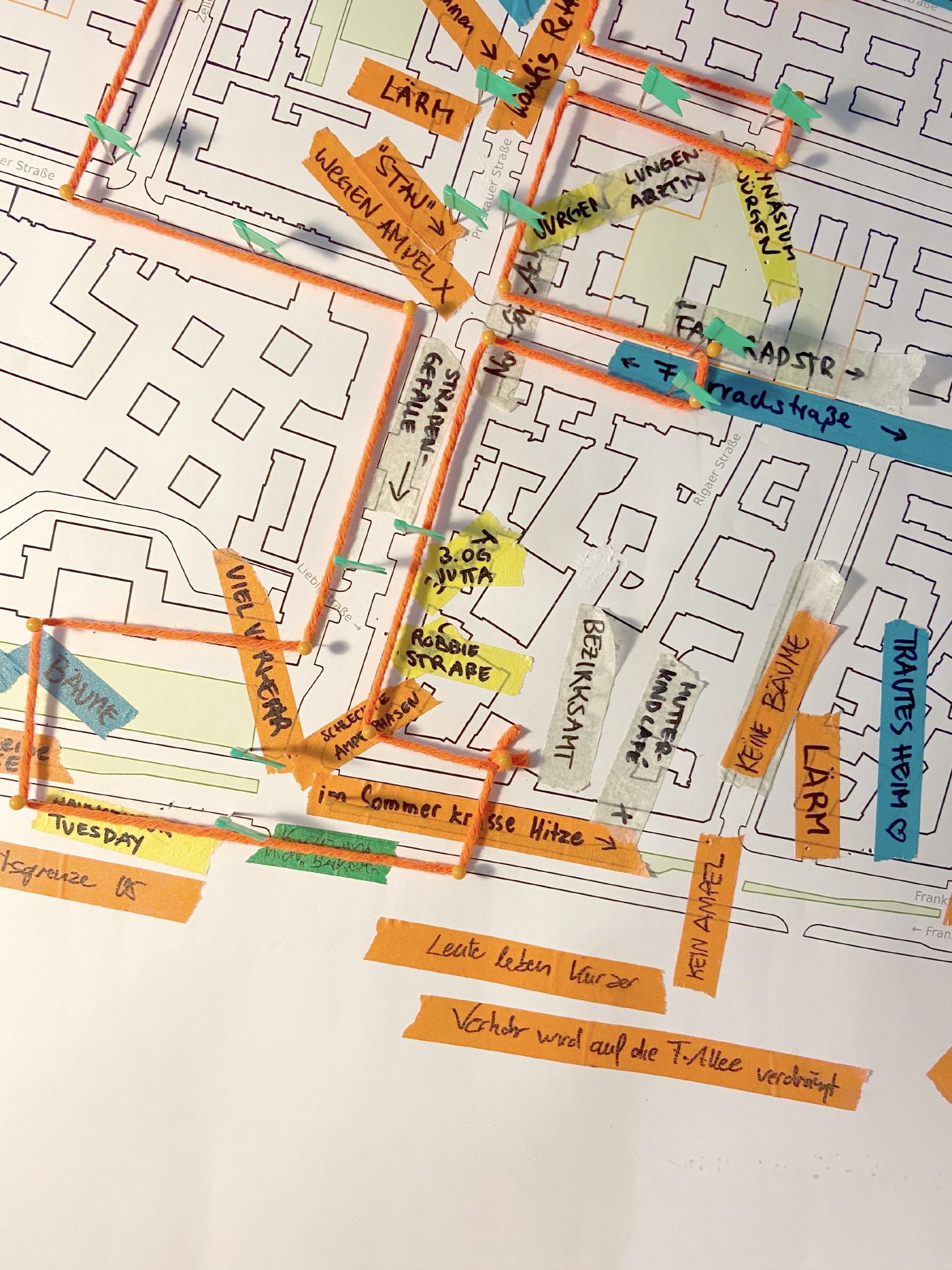Stadtteilkarte rund um die Waldeyer Straße
